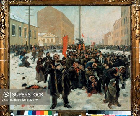 De Russische Revolutie van 1905: Een Bloedige Stormwind Door Rusland Geblazen met Wortel-Based Idealen